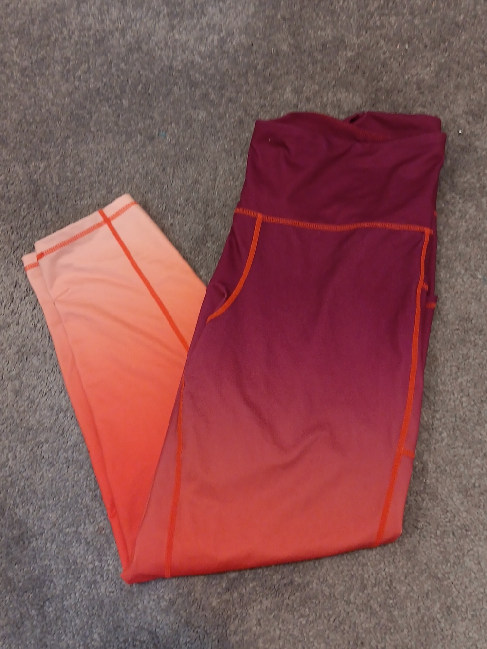 Ideology Leggings in Berry to Coral
